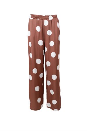 Black Colour - BCMABEL pant - Mocca Dot